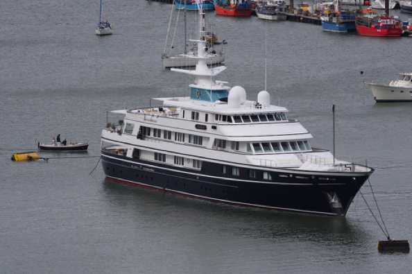 26 July 2020 - 17-17-33
The tender is called Shenandoah which is a valley in Virginia. Also a native American peoples, a river, a film and lots of other things.
----------------------
62 metre superyacht Virginian in Dartmouth